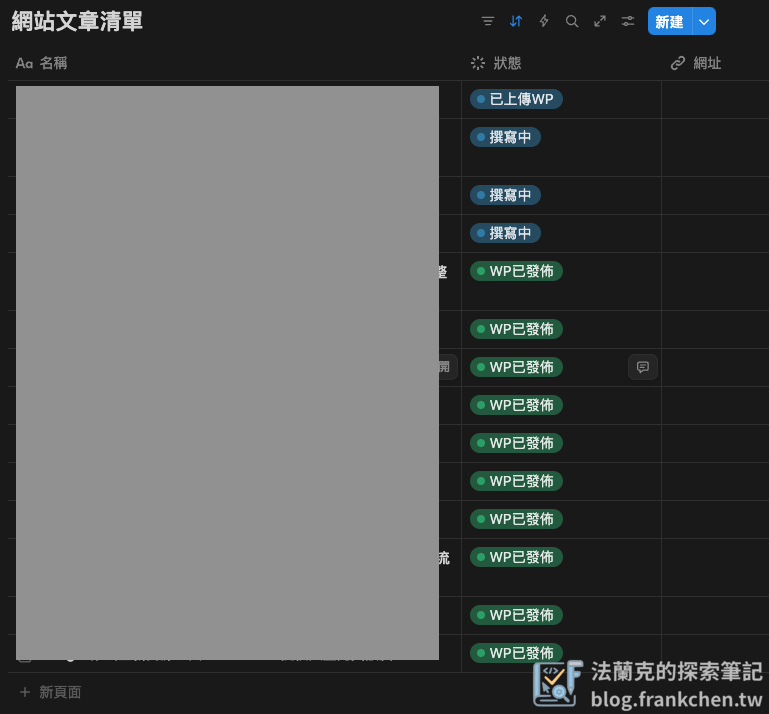 Notion Database Pages