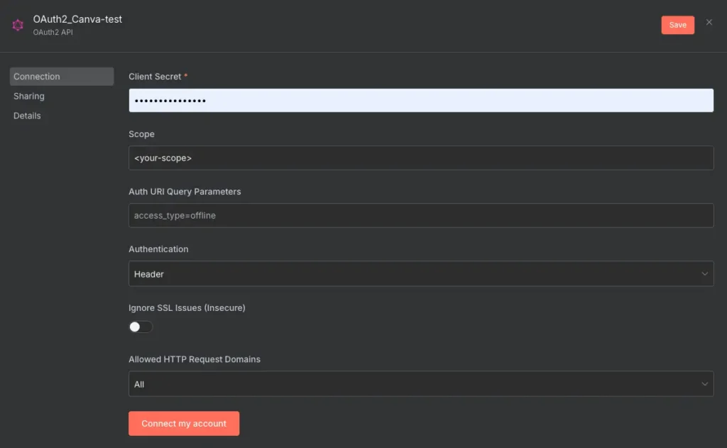 設定 OAuth2 API 憑證設定-1