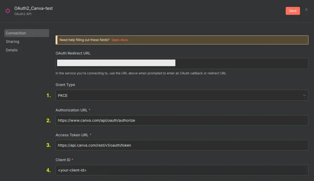 設定 OAuth2 API 憑證設定-2