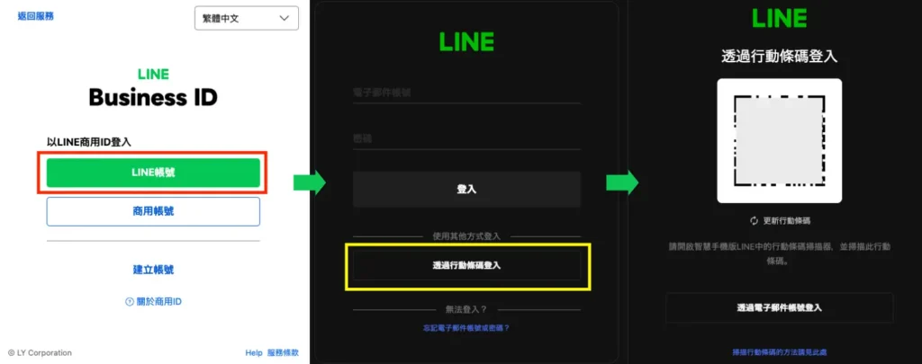 Line Bot 設定頁面登入
